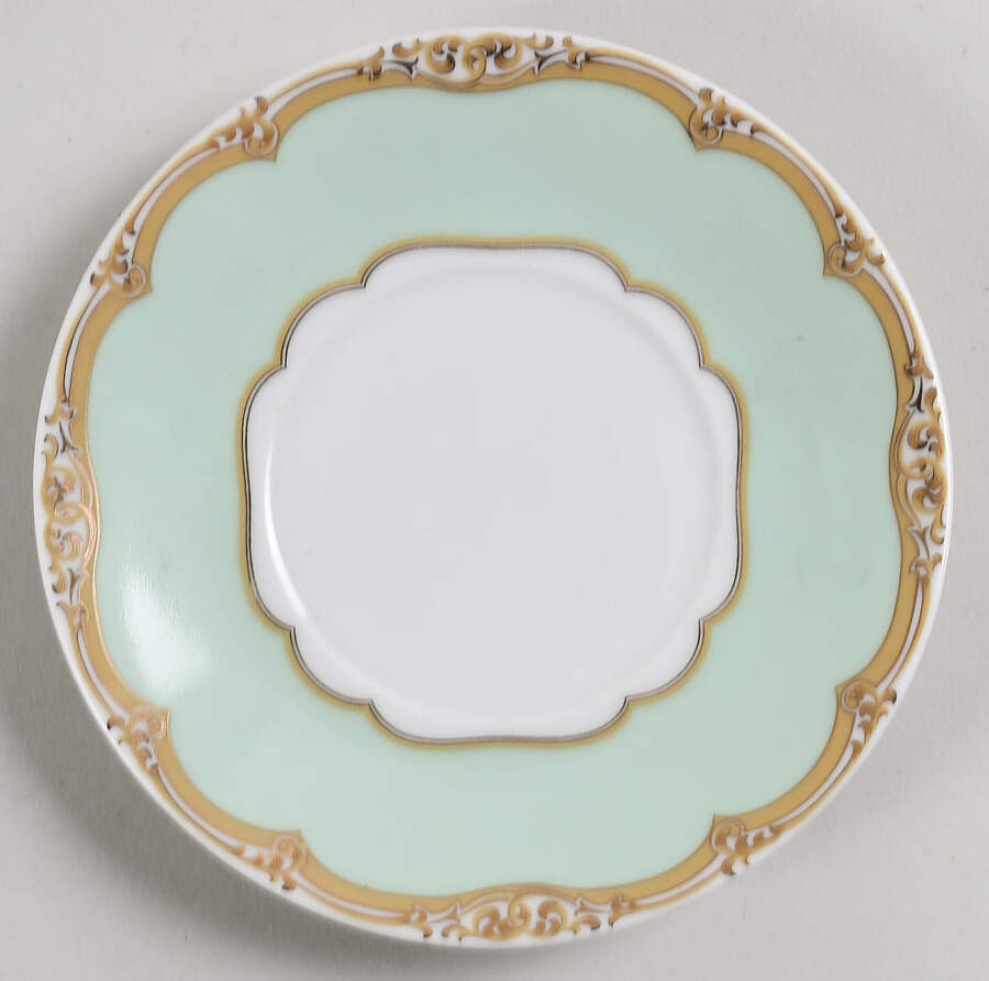 President Polk Florals Saucer for Flat Cup by Sadek-1