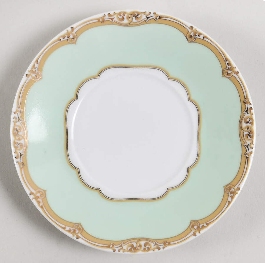 President Polk Florals Saucer for Flat Cup by Sadek-1