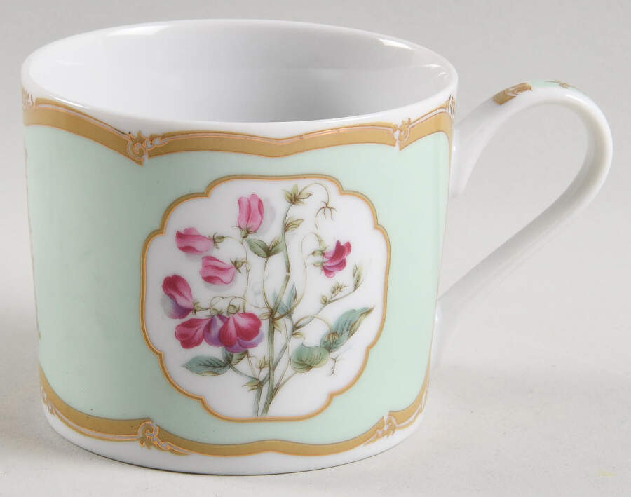 President Polk Florals Flat Cup by Sadek-1