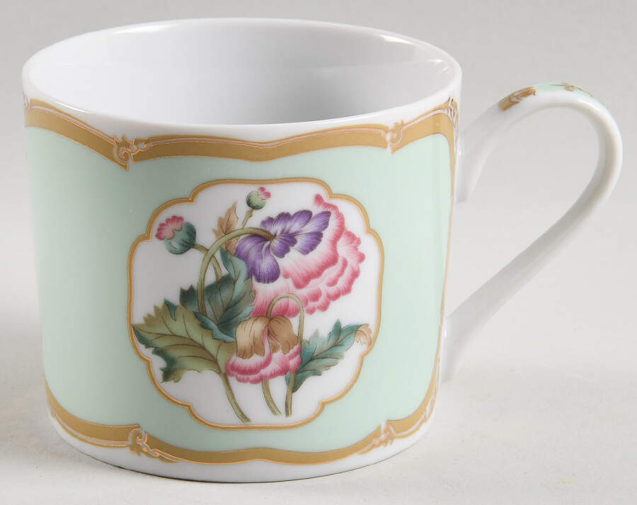 President Polk Florals Flat Cup by Sadek-1