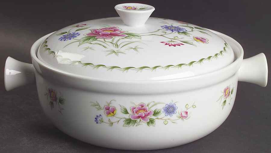 Spring Night 1 Qt Round Covered Casserole by Sadek-1