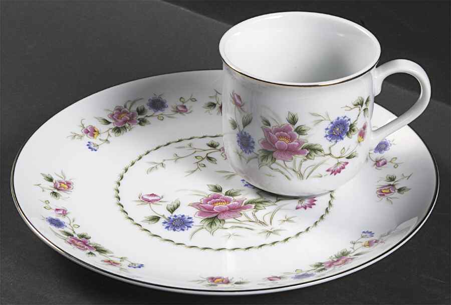 Spring Night Snack Plate & Cup Set by Sadek-1