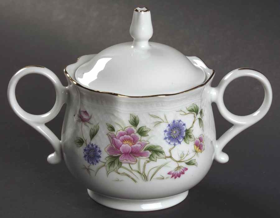 Spring Night Sugar Bowl & Lid by Sadek-1