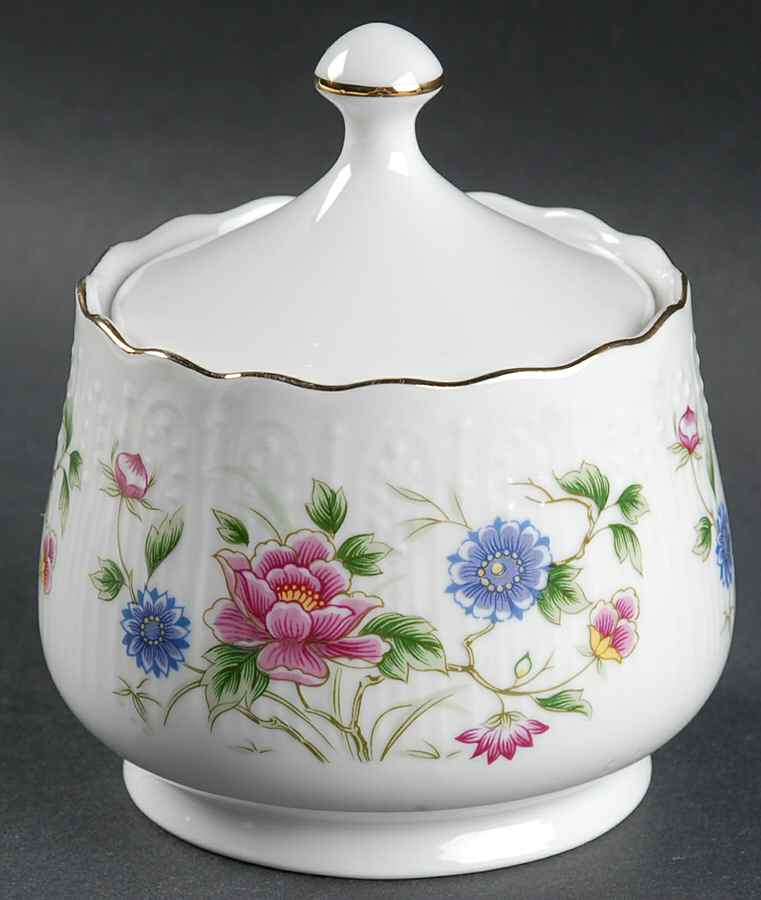 Spring Night Sugar Bowl & Lid by Sadek-1