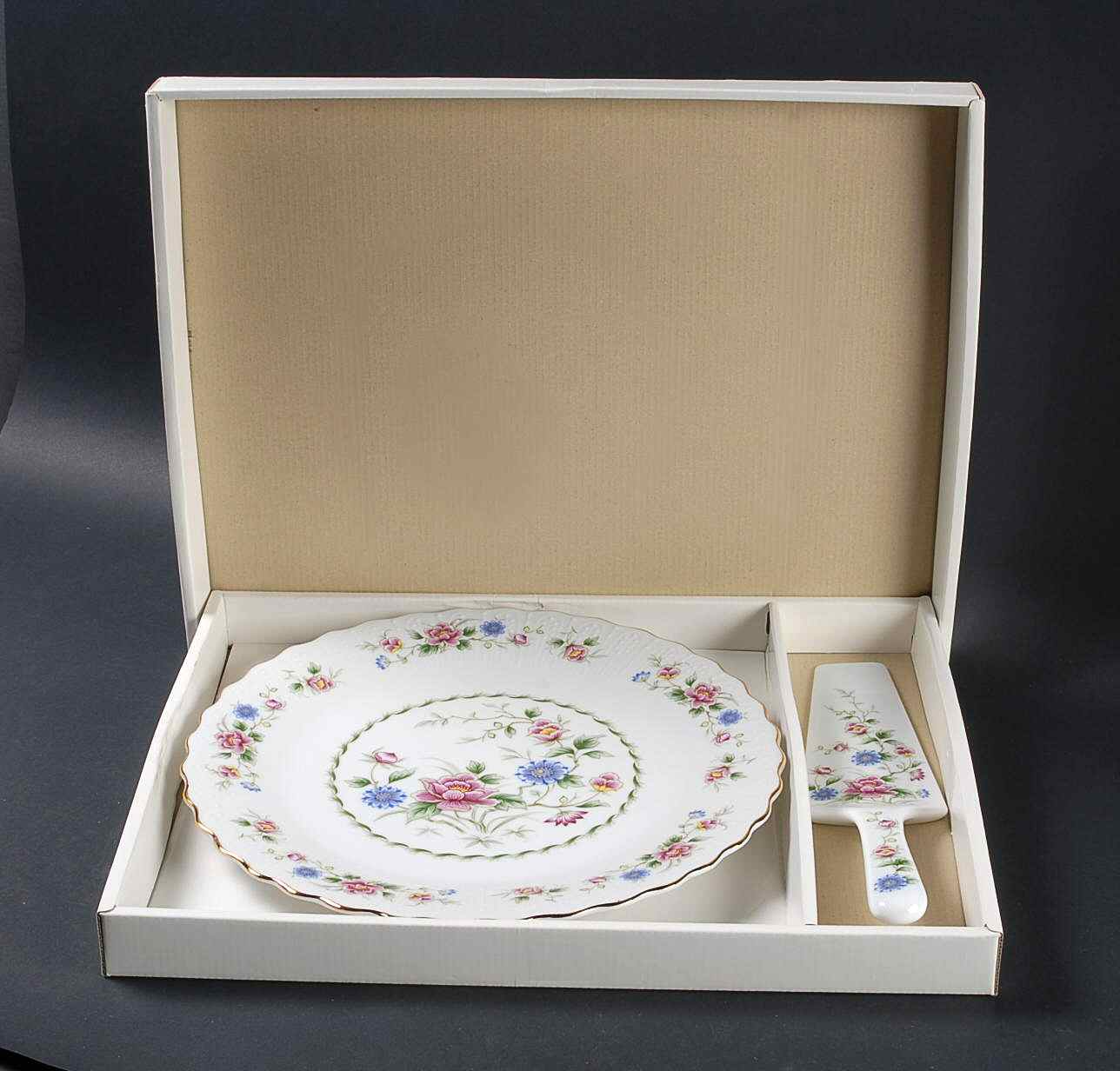 Spring Night Cake Plate and Server (Boxed Set) by Sadek-1