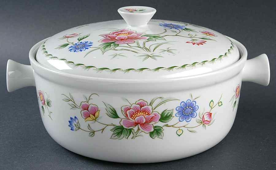 Spring Night 2.5 Qt Round Covered Casserole by Sadek-1