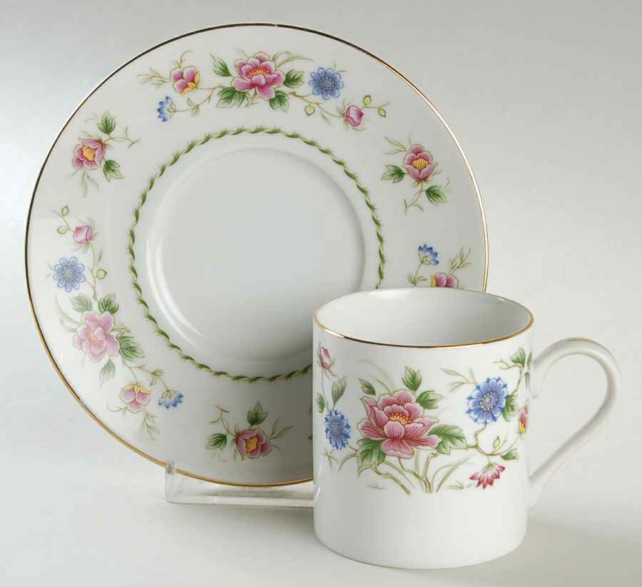 Spring Night Flat Demitasse Cup & Saucer Set by Sadek-1