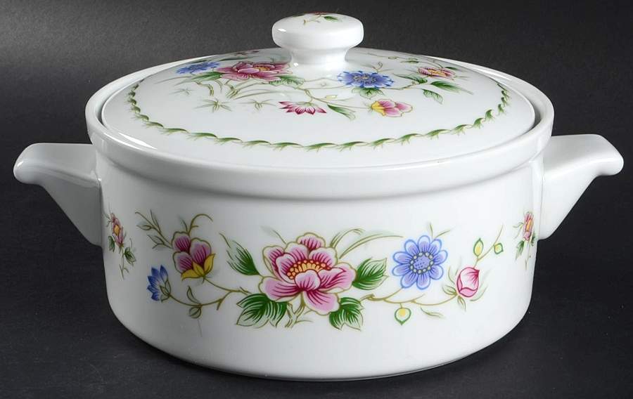 Spring Night 1.5 Qt Round Covered Casserole by Sadek-1