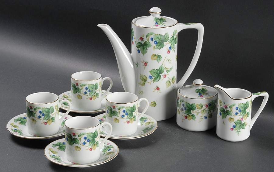 Vineyard 13 Pc After Dinner Coffee Set by Sadek-1