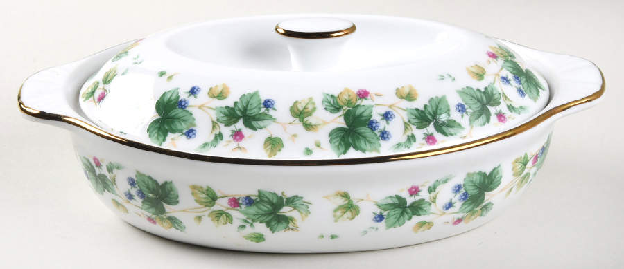 Vineyard 1 Quart Oval Covered Casserole by Sadek-1
