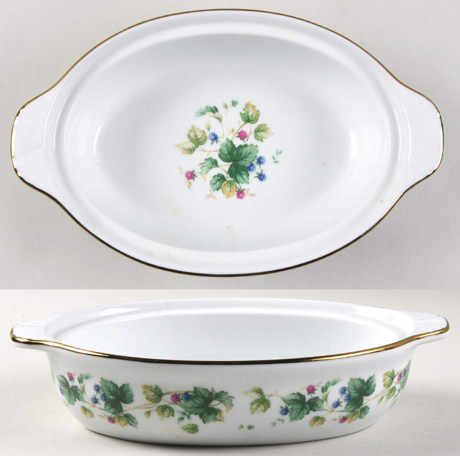 Vineyard 1 Quart Oval Casserole No Lid by Sadek-1