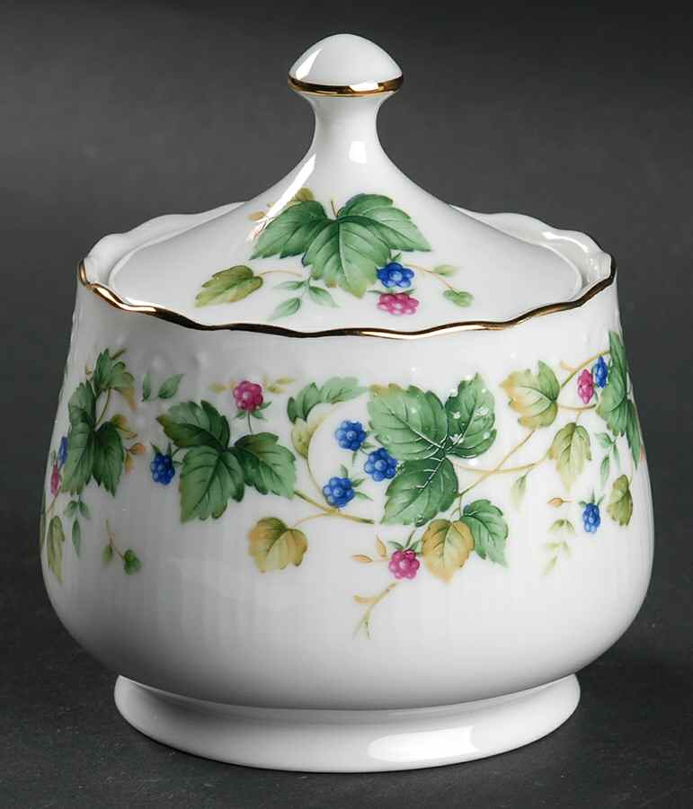 Vineyard Sugar Bowl & Lid by Sadek-1