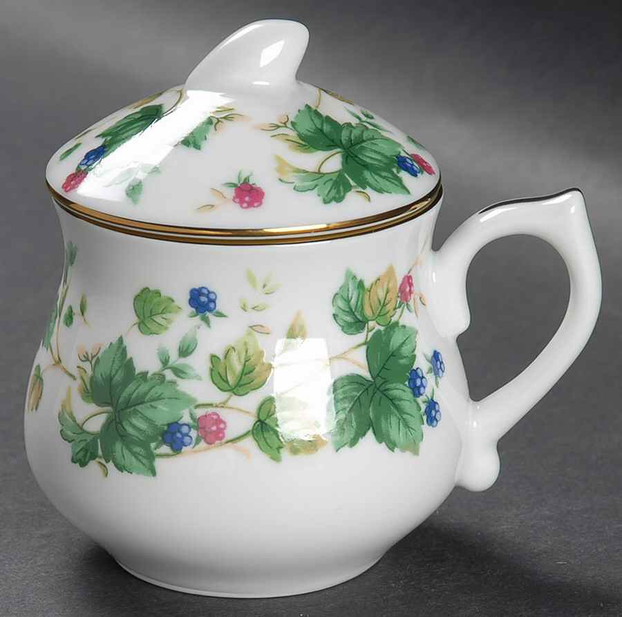 Vineyard 2 Pc Pot de Creme w/Lid & Base by Sadek-1