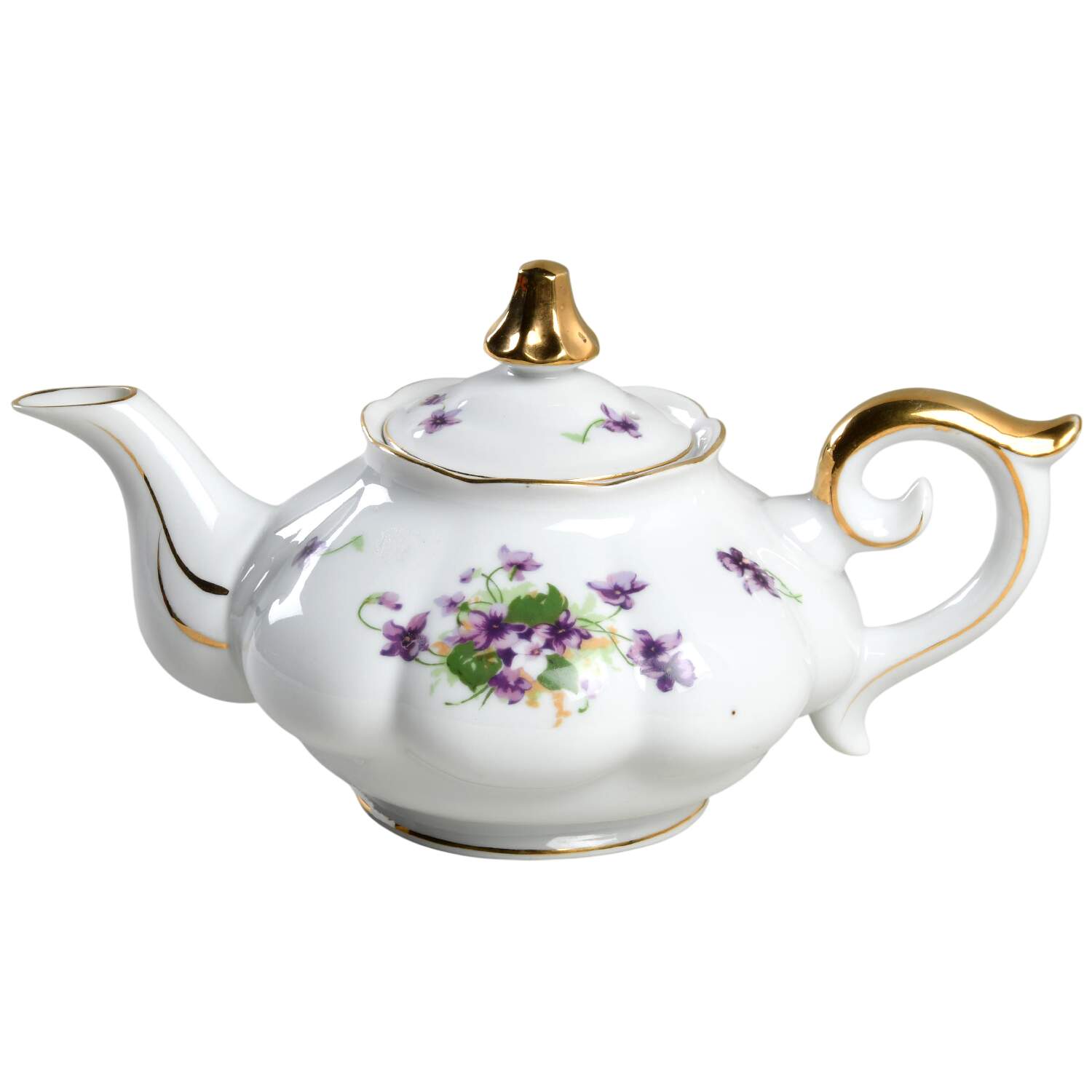 Sweet Violet Teapot & Lid by Saji-1
