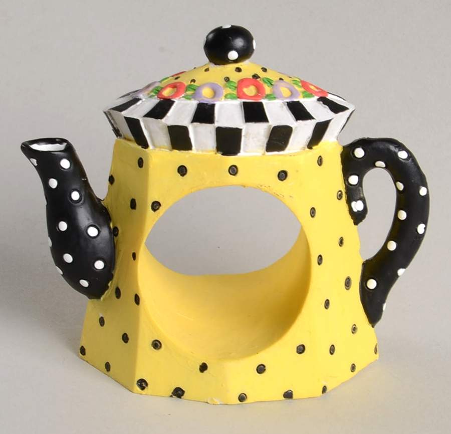 Afternoon Tea Figural Napkin Ring by Sakura-1