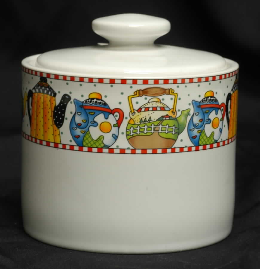 Afternoon Tea Sugar Bowl & Lid by Sakura-1