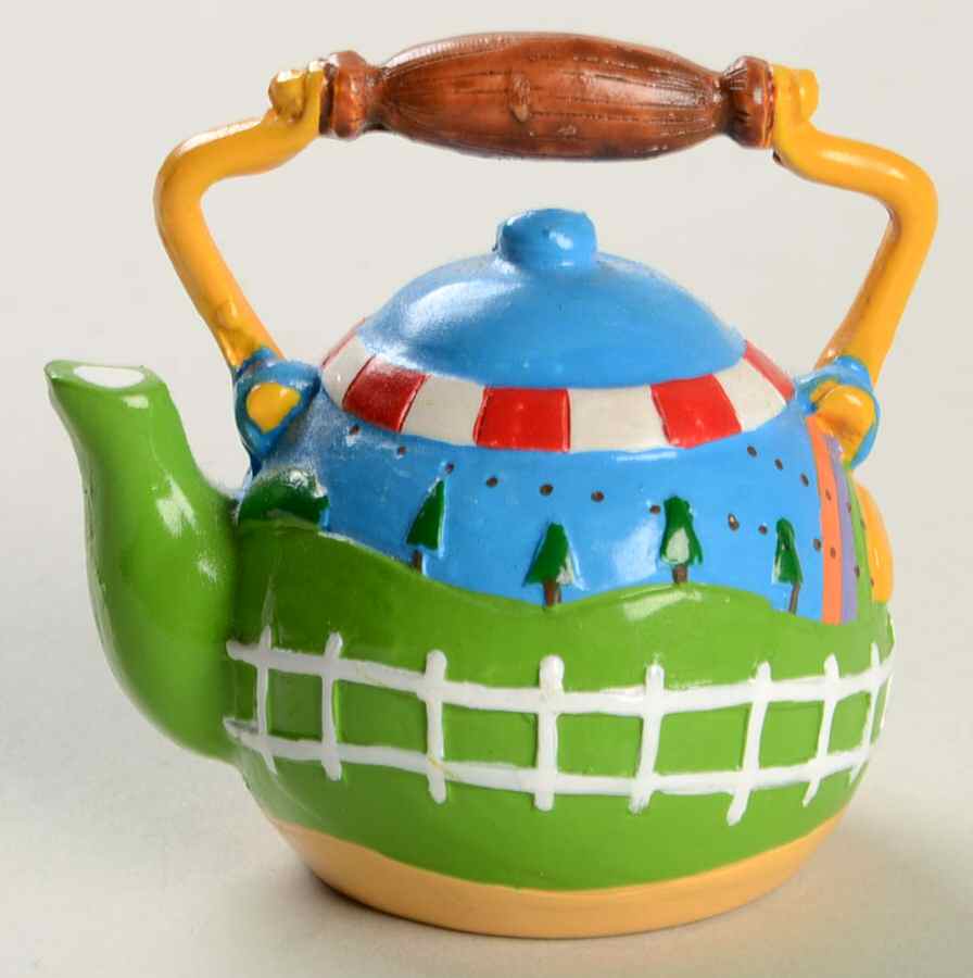 Afternoon Tea 1 Piece Miniature Figural Teapot by Sakura-1