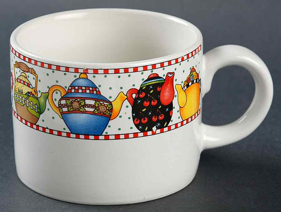 Afternoon Tea Flat Cup by Sakura-1