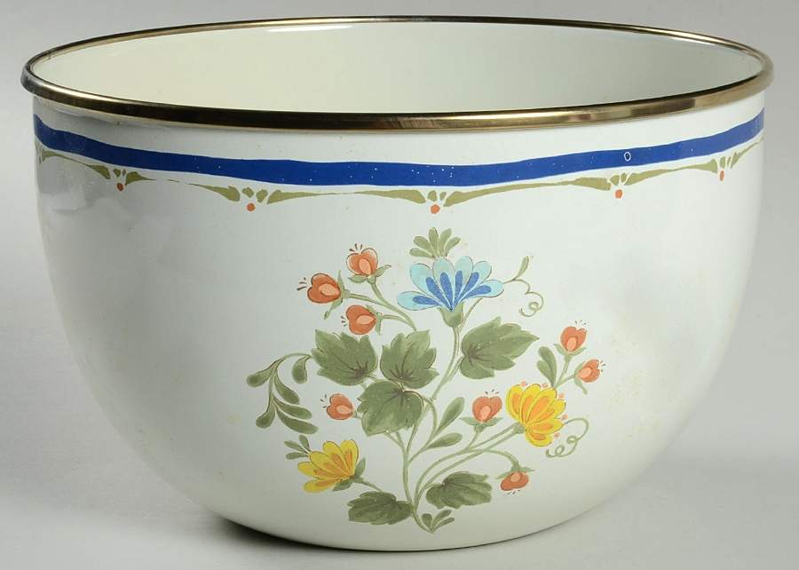 Angela Large Metal Mixing Bowl by Sakura-1