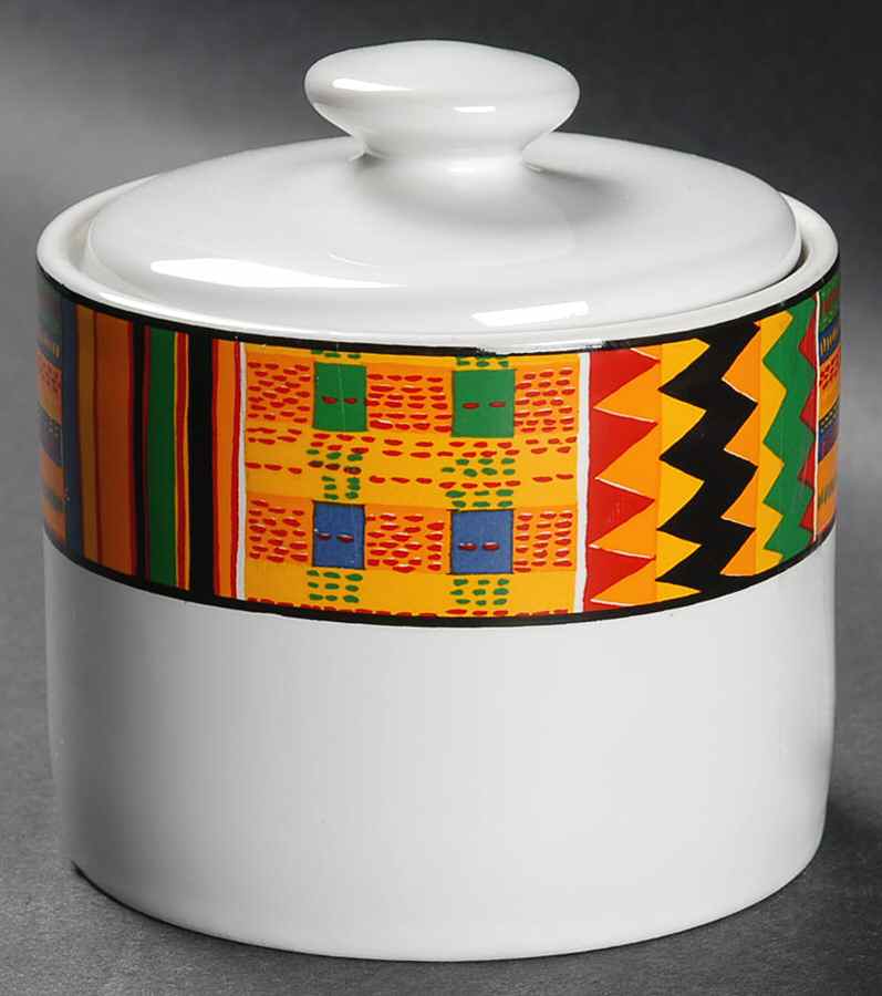 Ashanti Sugar Bowl & Lid by Sakura-1