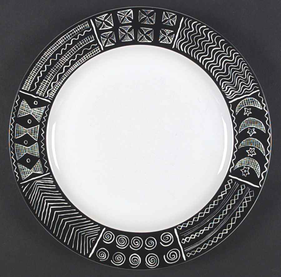 Batik Dinner Plate by Sakura-1