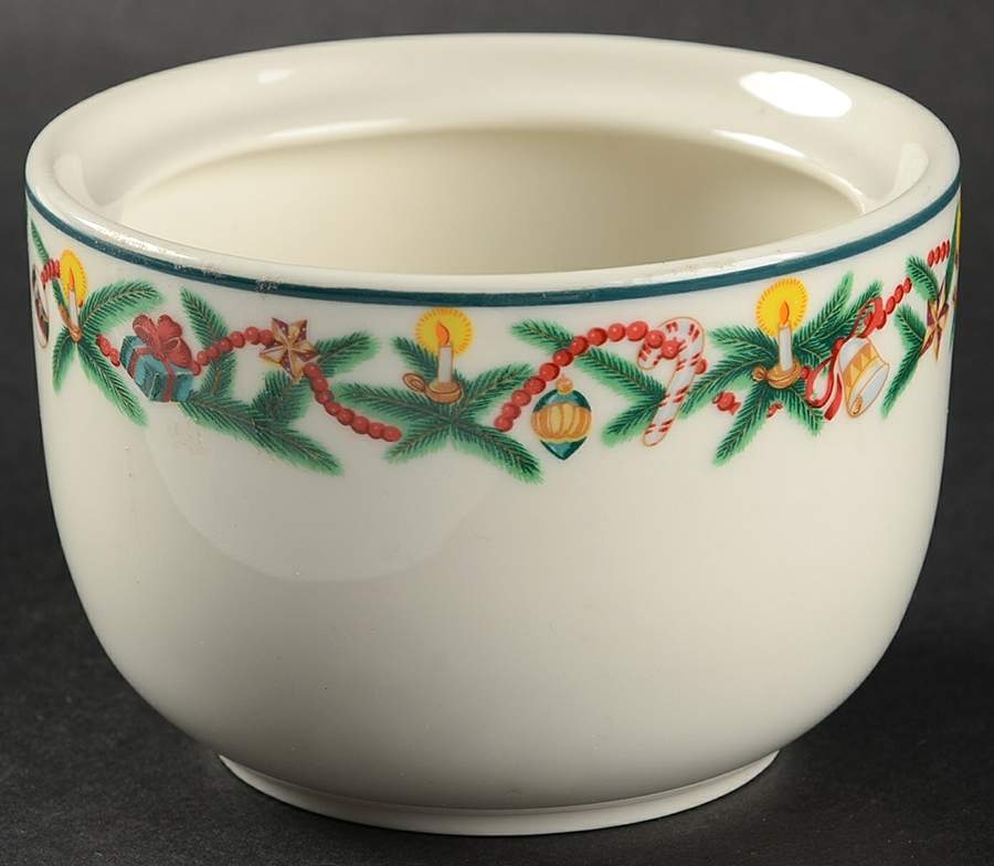 Christmas Cheer Sugar Bowl No Lid by Sakura-1