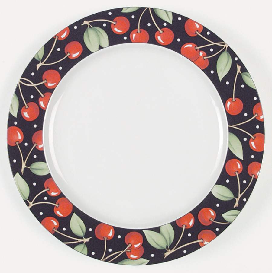 Cherries (No Verge) Dinner Plate by Sakura-1