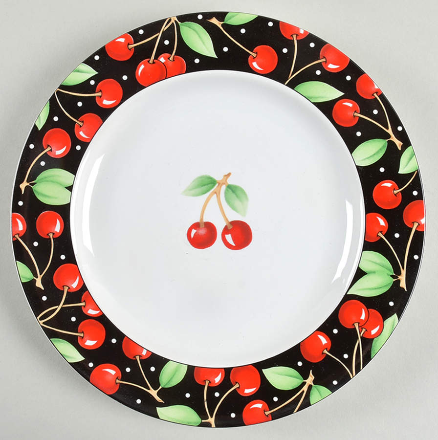 Cherries (No Verge) Salad Plate by Sakura-1