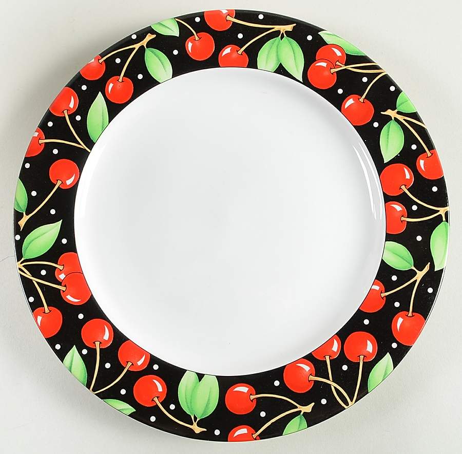 Cherries (No Verge) Dinner Plate by Sakura-1
