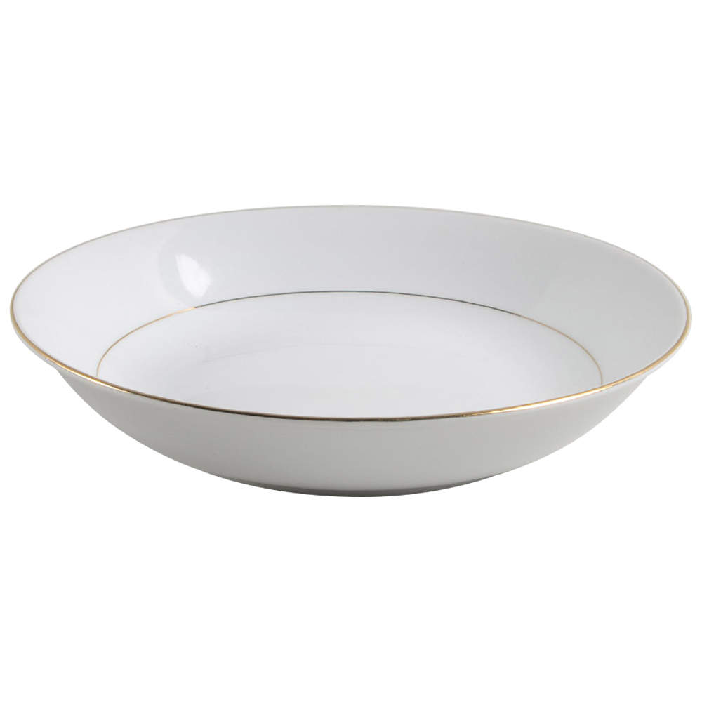 Classic Gold (White) Coupe Soup Bowl by Sakura-1