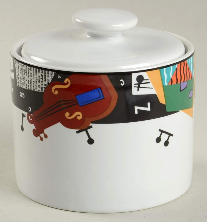 Composition 5 Sugar Bowl & Lid by Sakura-1