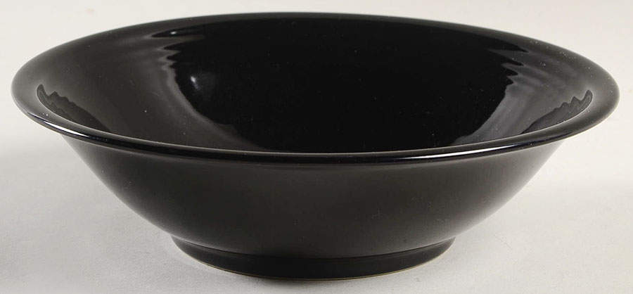 Concentrics Black Coupe Cereal Bowl by Sakura-1