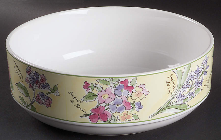 Creme Brulee 9" Round Vegetable Bowl by Sakura-1