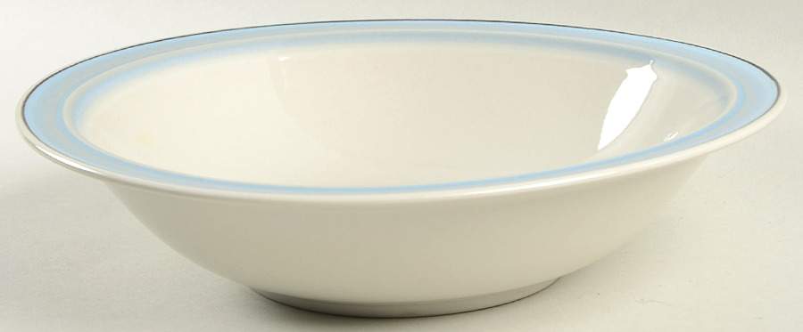 Dusty Blue 9" Round Vegetable Bowl by Sakura-1