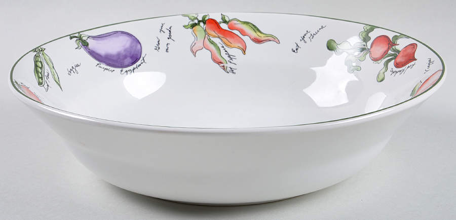 Garden Delight 9" Round Vegetable Bowl by Sakura-1