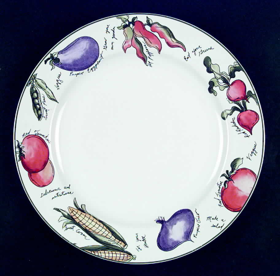 Garden Delight Dinner Plate by Sakura-1