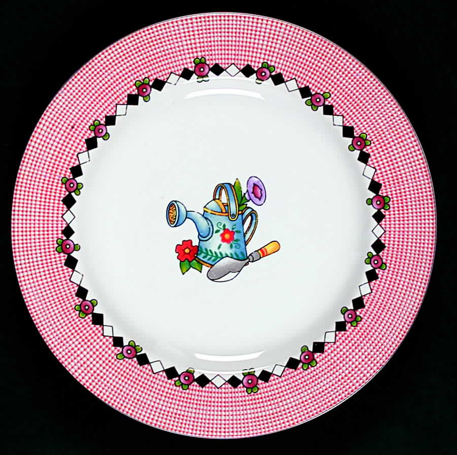 Garden Time Salad Plate by Sakura-1