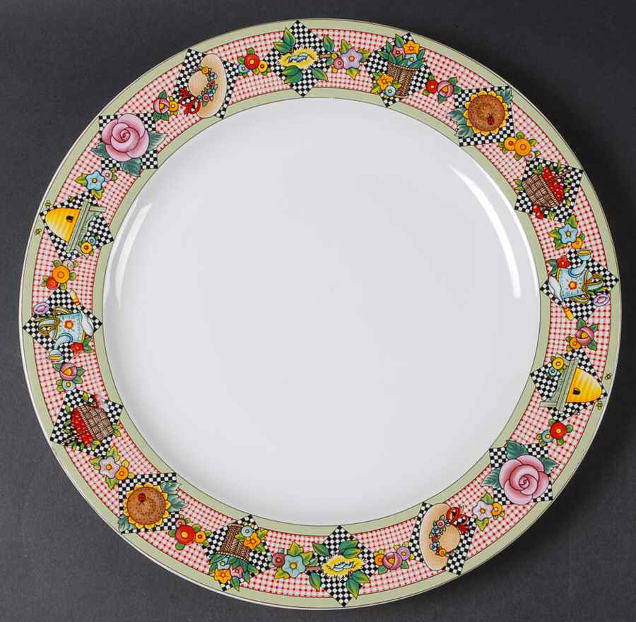 Garden Time 12" Chop Plate (Round Platter) by Sakura-1