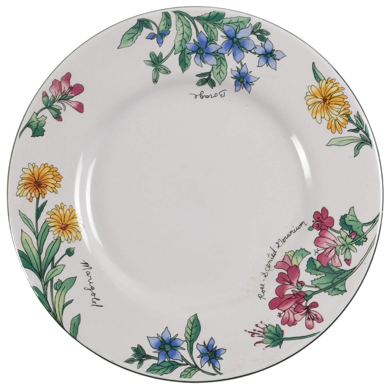 Geranium Saucer by Sakura-1