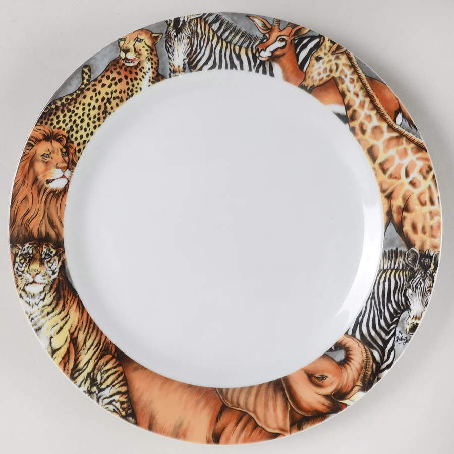 La Menagerie Dinner Plate by Sakura-1