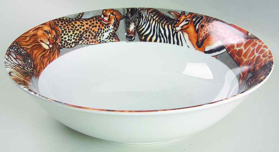 La Menagerie 9" Round Vegetable Bowl by Sakura-1