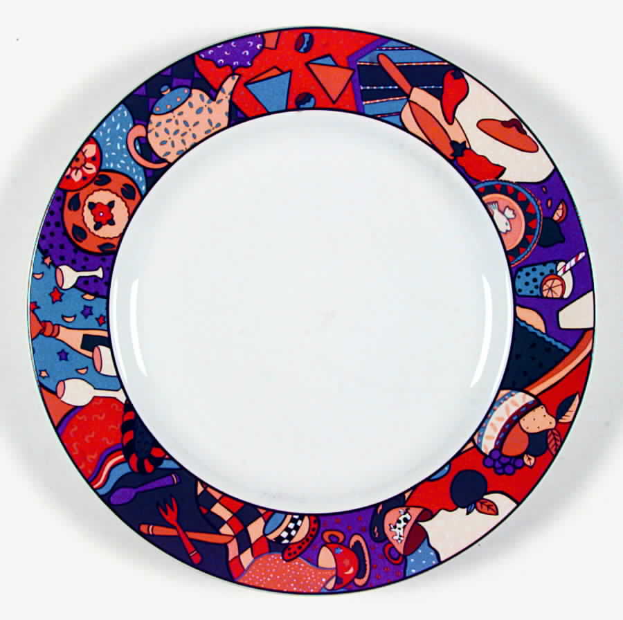 Mardi Gras Dinner Plate by Sakura-1