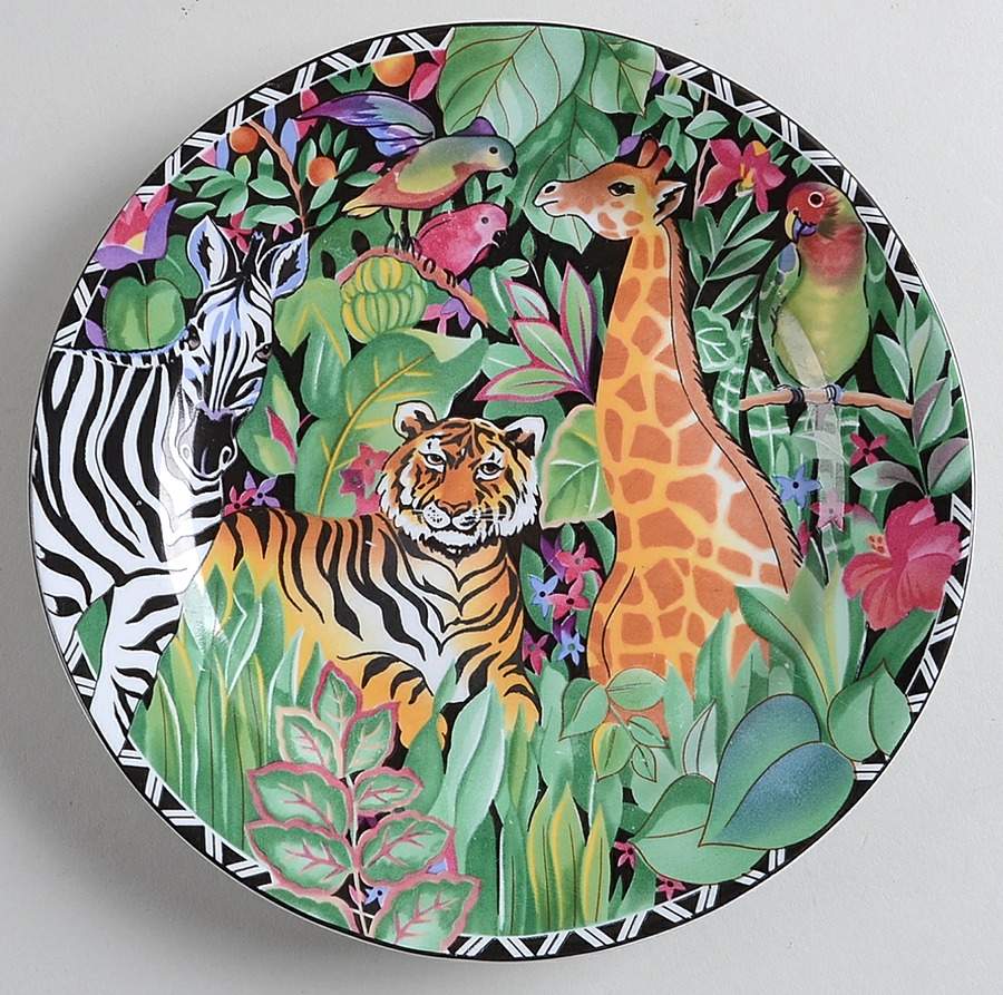Magic Jungle Bread & Butter Plate by Sakura-1