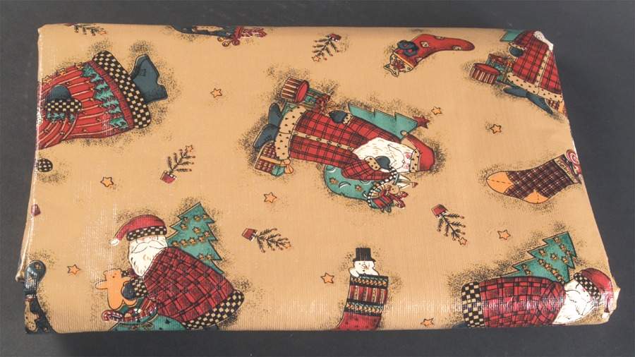 Magic of Santa 52" x 90" Oblong Vinyl Tablecloth by Sakura-1
