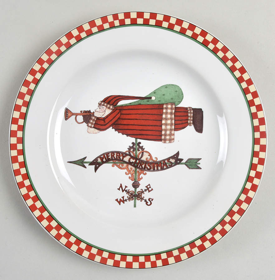 Magic of Santa Salad Plate by Sakura-1