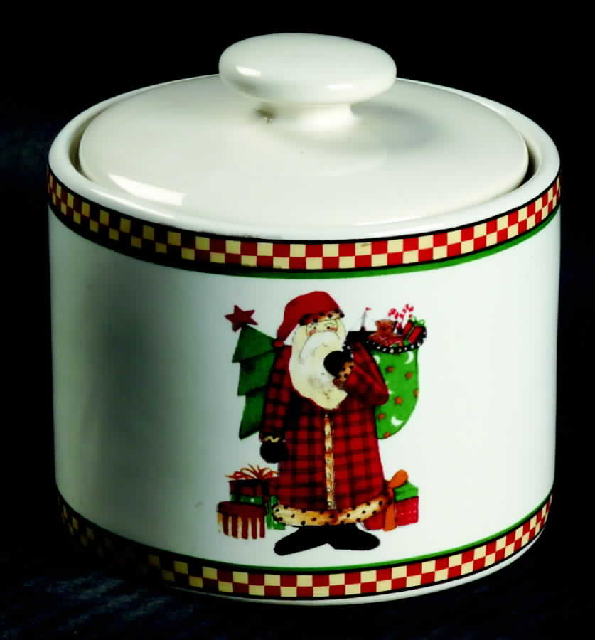 Magic of Santa Sugar Bowl & Lid by Sakura-1