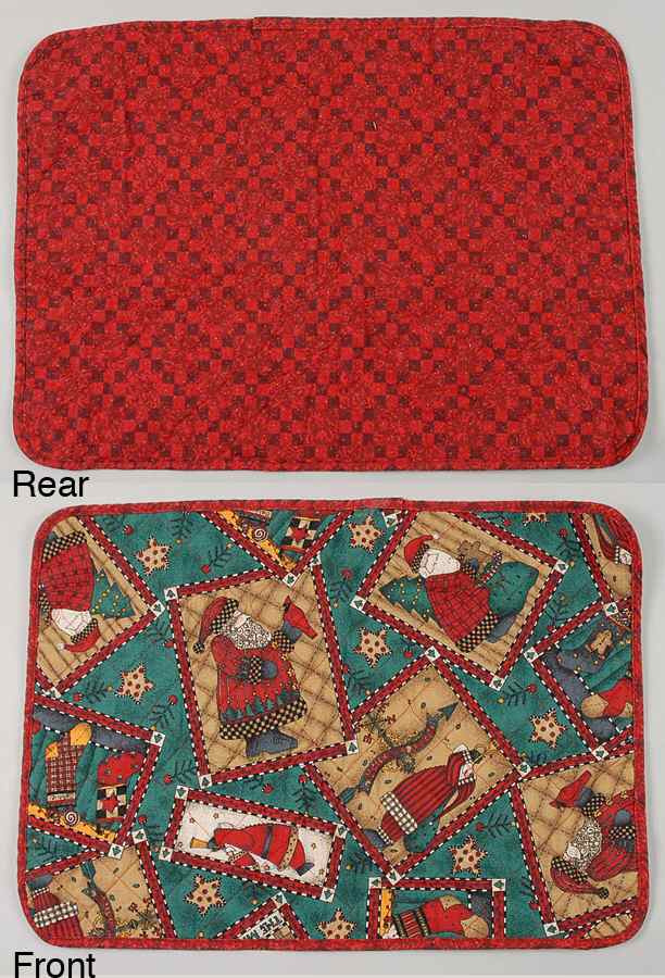 Magic of Santa Reversible Cloth Placemat by Sakura-1