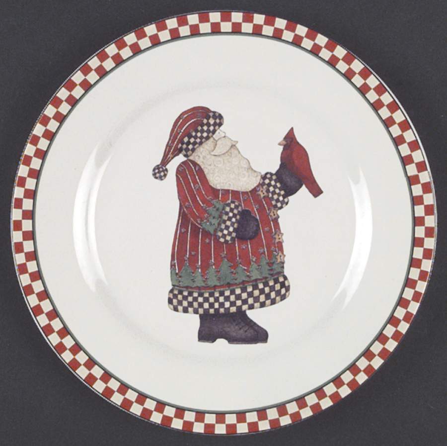Magic of Santa Salad Plate by Sakura-1