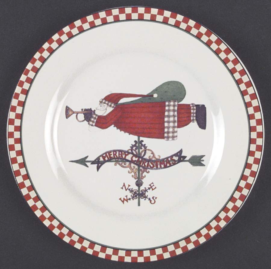Magic of Santa Salad Plate by Sakura-1