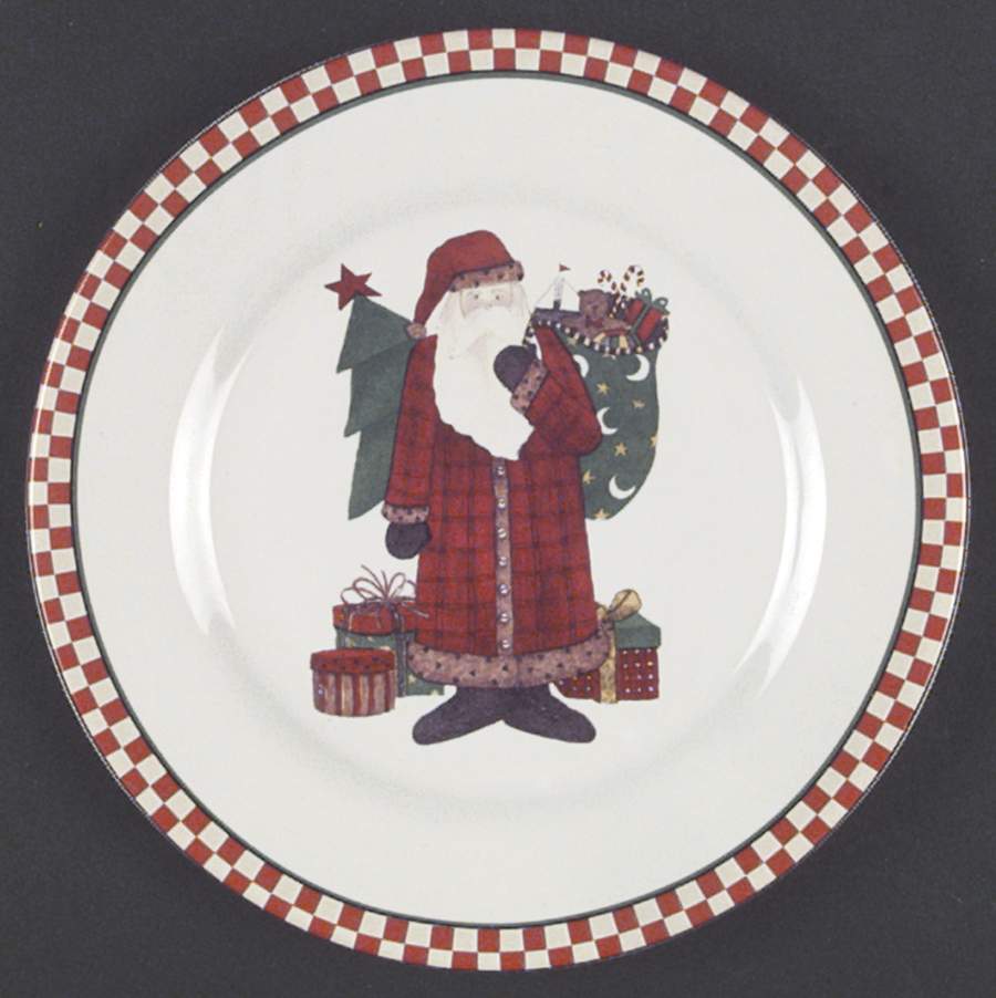 Magic of Santa Salad Plate by Sakura-1